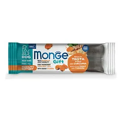 Monge Dog Gift Meat Bars Mobility Support Rich in Fresh Trout with Turmeric 40 g