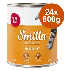 Sparpaket Smilla Geflügeltöpfchen 24 x 800 g