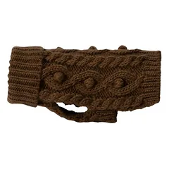 PAIKKA Hunde Strickpullover "Handmade Knit Sweater" camel