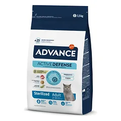 Advance Sterilized Adult (kalakutiena, miežiai) 1,5 kg
