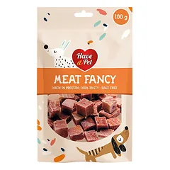 HAP skanėstas šunims, ėrienos kubeliai, 100 g