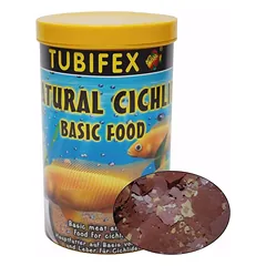 Maistas ciklidinėms žuvims Tubifex Natural Cichlid Basic, 250 ml
