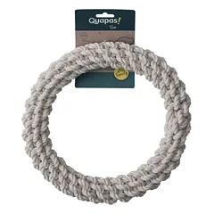 Quapas! Žaislas šunims iš natūralios virvės, žiedas, XXL, 40 cm