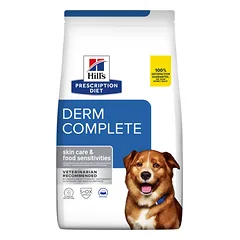 Hill’s Prescription Diet Canine DermComplete Sausas maistas šunims alergijų valdymui 1,5 kg