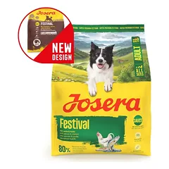 Josera Festival sausas pašaras išrankiems šunims su paukštiena ir lašiša, 900 g