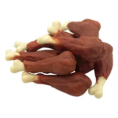 REAL DOG SNACKS Antienos kulšelė ant kalcio kauliuko 500g
