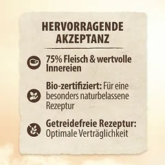 Purizon Organic drėgnas maistas katėms 6 x 85 g — 3 nuotrauka