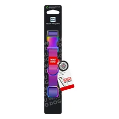 WAUDOG Nylon Recycled antkaklis šuniui su QR pasu, gradientas, violetinis, M — 3 nuotrauka