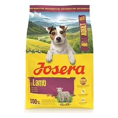 Josera Mini Lamb begrūdis sausas pašaras mažų veislių šunims su ėriena, 3 kg