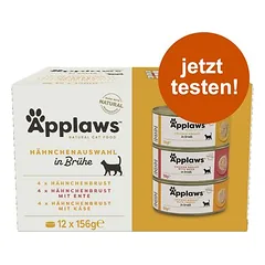 Applaws bandomasis rinkinys 12 x 156 g, drėgnas maistas katėms