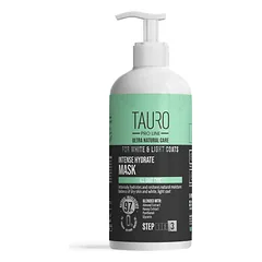 Ultra Natural Care For White & Light Coat Intense Hydrate kaukė šunų ir kačių odai ir kailiui, 1000 ml — 4 nuotrauka