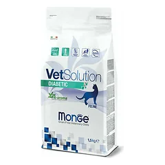 Monge VetSolution Feline Diabetic su vištiena, veterinarinis maistas katėms 1,5 kg — 2 nuotrauka