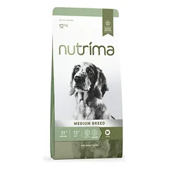 Nutrima Dog Adult Medium Breed maistas šunims, 12kg