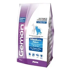 Gemon Dog Medium Adult With Tuna & Rice sausas maistas vidutinio dydžio suaugusiems šunims, 3 kg