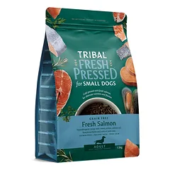 Šalto spaudimo mažų veislių suaugusių šunų maistas su lašiša – Tribal Fresh Pressed Adult Small Breed Salmon