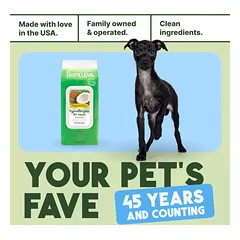 TropiClean Hypoallergenic Cleaning Pet Wipes valomosios servetėlės augintiniams (be kvapo), 100 vnt — 2 nuotrauka