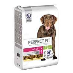 PERFECT FIT su daug vištienos suaugusiems vidutinių ir didelių veislių šunims, sveriantiems 11,5 kg