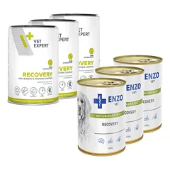 VETEXPERT  Veterinary Diet Recovery 3x400g + ENZO VET Atkūrimo dieta šunims 3x400g