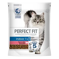 Perfect Fit Indoor 1+ su jautiena, sausas maistas katėms — 3 nuotrauka