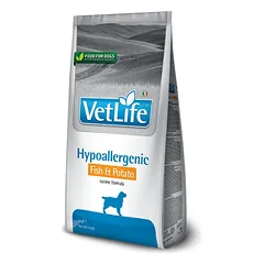 Farmina Vet Life Hypoallergenic Fish & Potato sausas maistas šunims alergijų profilaktikai ir odos sveikatai, 2 kg