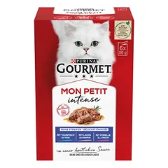 Gourmet Mon Petit mišrus rinkinys, drėgnas maistas katėms 12 x 50 g — 4 nuotrauka