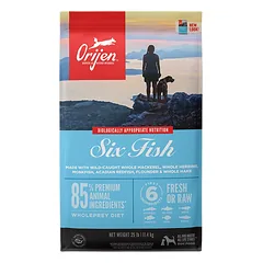 ORIJEN Six Fish Dog 2kg  parduotuvėje zooprekes24.lt