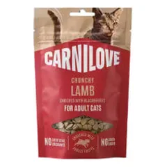 Carnilove Crunchy skanėstai su ėriena ir gervuogėmis katėms