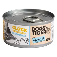 Dogs'n Tiger Cat Filet drėgnas maistas katėms 12 x 70 g — 4 nuotrauka