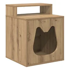 Prolenta Premium namelis katėms, 42,5 x 40 x 53,5 cm, juoda, mediena — 3 nuotrauka