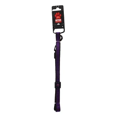 Active Dog Leash Strong S pavada šunims, tvirtas nailonas, atspindintis, violetinis, 1,5×120 cm — 5 nuotrauka