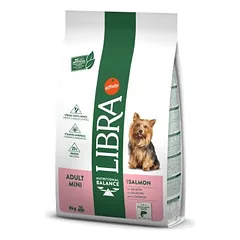 Libra Dog Mini Adult Salmon visavertis sausas maistas suaugusiems mažų veislių šunims, 8 kg photo