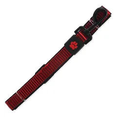Active Dog Leash Strong L raudona nailono pavadė dideliems šunims su atspindinčia gija, 2.5×120 cm