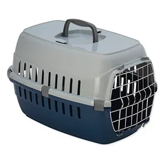 Dog Fantasy Carrier – Cozy Travelling – Blue Berry transportavimo dėžė katėms ir mažiems šunims, 48,5×30,1×32,3 cm