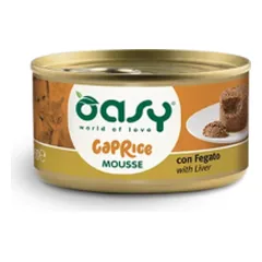 Oasy Caprice paštetas su kepenėlėmis suaugusioms katėms, 85 g parduotuvėje pet24.lt