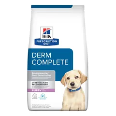 Hills Prescription Diet Derm Complete Puppy sausas maistas visų dydžių šuniukams esant odos susirgimams, 1,5 kg