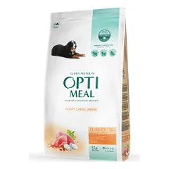 Optimeal Puppy Large Breed su kalakutiena sausas maistas didelių veislių šuniukams