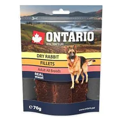 Skanėstai šunims - Ontario sausas triušio filė, 70 g