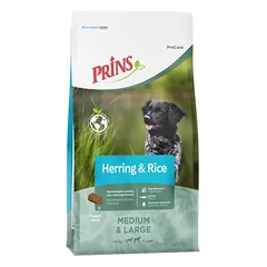 Prins ProCare Herring and Rice Hypoalergenic sausas maistas alergiškiems suaugusiems šunims 12 kg — 2 nuotrauka