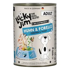 Lucky Jim Adult drėgnas maistas šunims 6 x 400 g — 2 nuotrauka
