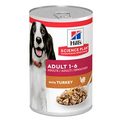 HILL'S SP Canine adult turkey konservai suaugusiems šunims su kalakutiena, 370 g
