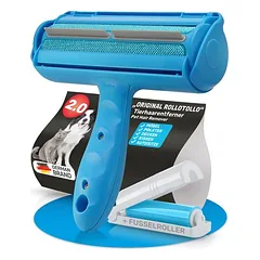 BluePet gyvūnų plaukų šalinimo ritinėlis, RolloTollo baltas + skalbimo kamuoliukai — 2 nuotrauka