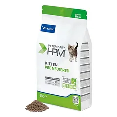 Virbac Veterinary HPM Baby Pre-Neutered Cat, sausas maistas katėms, 3 - 4,9 kg — 2 nuotrauka