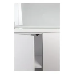 Opti Set 125 spintelė stačiakampė, balta, 81x36x80 cm — 4 nuotrauka