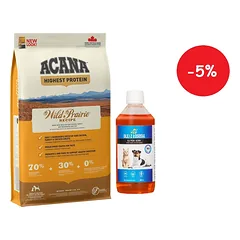 ACANA REGIONALS Wild Prairie Dog 11,4kg + LAB V Lašišų aliejus šunims ir katėms 500ml