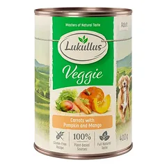 Lukullus Naturkost Veggie, drėgnas maistas šunims, 400 - 499 g — 4 nuotrauka