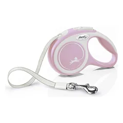 Flexi New Comfort XS rožinė juostinė pavadėlė, 3 m