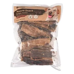 Flamingo Nature Snack buivolo stemplė, plokščia, skanėstai šunims
