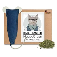 Kater Kasimir žaislinė pelė katėms Maus-Jürgen, Matatabi vaisiai — 4 nuotrauka