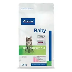 Virbac HPM Cat Kitten Pre Neutered 1,5 kg — 2 nuotrauka