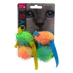 Žaislas katėms pelytės su katžole Magic Cat, 4 vnt.